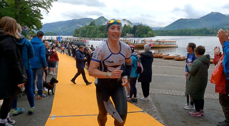 Swimmers in Derwentwater